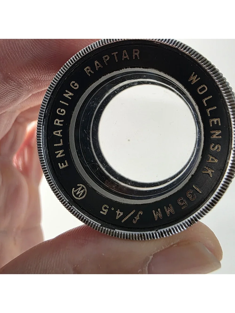 AS-IS: Vintage Wollensak Enlarging Raptar Lens Lot 135mm 75mm 50mm f/4.5 Fungus